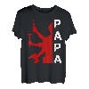Herren Papa Kann Alles Vatertag Heimwerker Handymen Alleskönner Dad T-Shirt