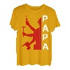 Herren Papa Kann Alles Vatertag Heimwerker Handymen Alleskönner Dad T-Shirt