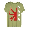 Herren Papa Kann Alles Vatertag Heimwerker Handymen Alleskönner Dad T-Shirt