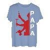 Herren Papa Kann Alles Vatertag Heimwerker Handymen Alleskönner Dad T-Shirt