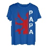 Herren Papa Kann Alles Vatertag Heimwerker Handymen Alleskönner Dad T-Shirt