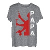 Herren Papa Kann Alles Vatertag Heimwerker Handymen Alleskönner Dad T-Shirt