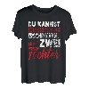 Nicht Erschrecken Papa Mama Ich Habe Zwei 2 Töchter Mädchen T-Shirt