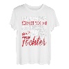 Nicht Erschrecken Papa Mama Ich Habe Zwei 2 Töchter Mädchen T-Shirt