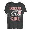 Daddy Of The Birthday Girl Cow Farm Geburtstagsparty Papa T-Shirt