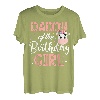 Daddy Of The Birthday Girl Cow Farm Geburtstagsparty Papa T-Shirt