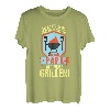 Alle sitzen im Garten chillen außer Papa der muss Grillen T-Shirt