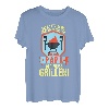 Alle sitzen im Garten chillen außer Papa der muss Grillen T-Shirt