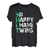 Papa von Zwillingen Mutter Mama von Zwillingen Zwillingspapa T-Shirt