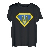 Nation Wappen der Ukraine Herz Ukrainisches Landheim T-Shirt