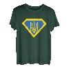 Nation Wappen der Ukraine Herz Ukrainisches Landheim T-Shirt