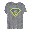 Nation Wappen der Ukraine Herz Ukrainisches Landheim T-Shirt