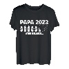 Herren Papa 2023 wird geladen Lustige Schwangerschaft Verkünden T-Shirt