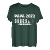 Herren Papa 2023 wird geladen Lustige Schwangerschaft Verkünden T-Shirt