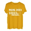 Herren Papa 2023 wird geladen Lustige Schwangerschaft Verkünden T-Shirt