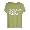 Herren Papa 2023 wird geladen Lustige Schwangerschaft Verkünden T-Shirt