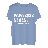 Herren Papa 2023 wird geladen Lustige Schwangerschaft Verkünden T-Shirt