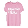 Herren Papa 2023 wird geladen Lustige Schwangerschaft Verkünden T-Shirt