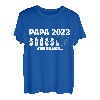 Herren Papa 2023 wird geladen Lustige Schwangerschaft Verkünden T-Shirt