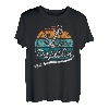 Herren Papitän Papa und Kapitän Lustiges Vater Anker Retro Vintage T-Shirt