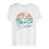 Herren Papitän Papa und Kapitän Lustiges Vater Anker Retro Vintage T-Shirt