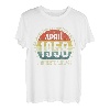 65. Geburtstag Geschenke Mann Frau Jahrgang April 1958 T-Shirt