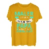 Herren Maler Design Papa für Vater Beruf Weihnachten T-Shirt