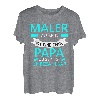Herren Maler Design Papa für Vater Beruf Weihnachten T-Shirt