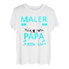 Herren Maler Design Papa für Vater Beruf Weihnachten T-Shirt