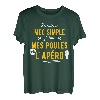 Herren Lustiges Geschenk Apero Henne T-Shirt Lustig T-Shirt