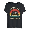 Hapfox - Retro Vintage 25. Geburtstag lustiger Gamer T-Shirt