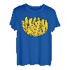 Pommes Frites Kostüm Halloween Easy Cosplay Fast-Food Outfit T-Shirt