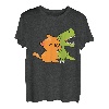 T-Rex und Katze Freunde Trex Dinosaurier und Katzen T-Shirt