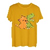T-Rex und Katze Freunde Trex Dinosaurier und Katzen T-Shirt