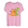 T-Rex und Katze Freunde Trex Dinosaurier und Katzen T-Shirt