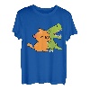 T-Rex und Katze Freunde Trex Dinosaurier und Katzen T-Shirt