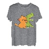 T-Rex und Katze Freunde Trex Dinosaurier und Katzen T-Shirt