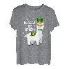 Lama Be Irish Alpaka Funny St. Patricks Day Kinder Frauen T-Shirt