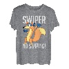 Swiper No Swiping Shirt Cartoon Fuchsliebhaber Geschenk T-Shirt