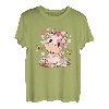 Erdbeer-Kuh, niedliche Kuh, rosa Kuh T-Shirt