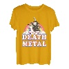 Death Metal Rock Musik Halloween Grim Reaper reitet Einhorn T-Shirt