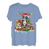 Berner Sennenhund Hut mit Rentier-Weihnachtslichtern T-Shirt