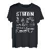 Herren Vorname Simon Lustiger Spruch Humor T-Shirt
