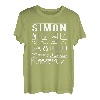 Herren Vorname Simon Lustiger Spruch Humor T-Shirt