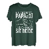 Herren Vatertag T-Shirt Vater Dad Ich habe zwei Titel Papa und DJ T-Shirt