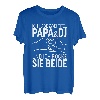 Herren Vatertag T-Shirt Vater Dad Ich habe zwei Titel Papa und DJ T-Shirt