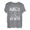 Herren Vatertag T-Shirt Vater Dad Ich habe zwei Titel Papa und DJ T-Shirt