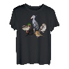 Amsel Rotkehlchen Ente Eule Schuhschnabel Garten Vogel T-Shirt