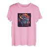 Bunte Büffel-Grafik T-Shirt