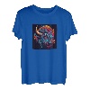 Bunte Büffel-Grafik T-Shirt